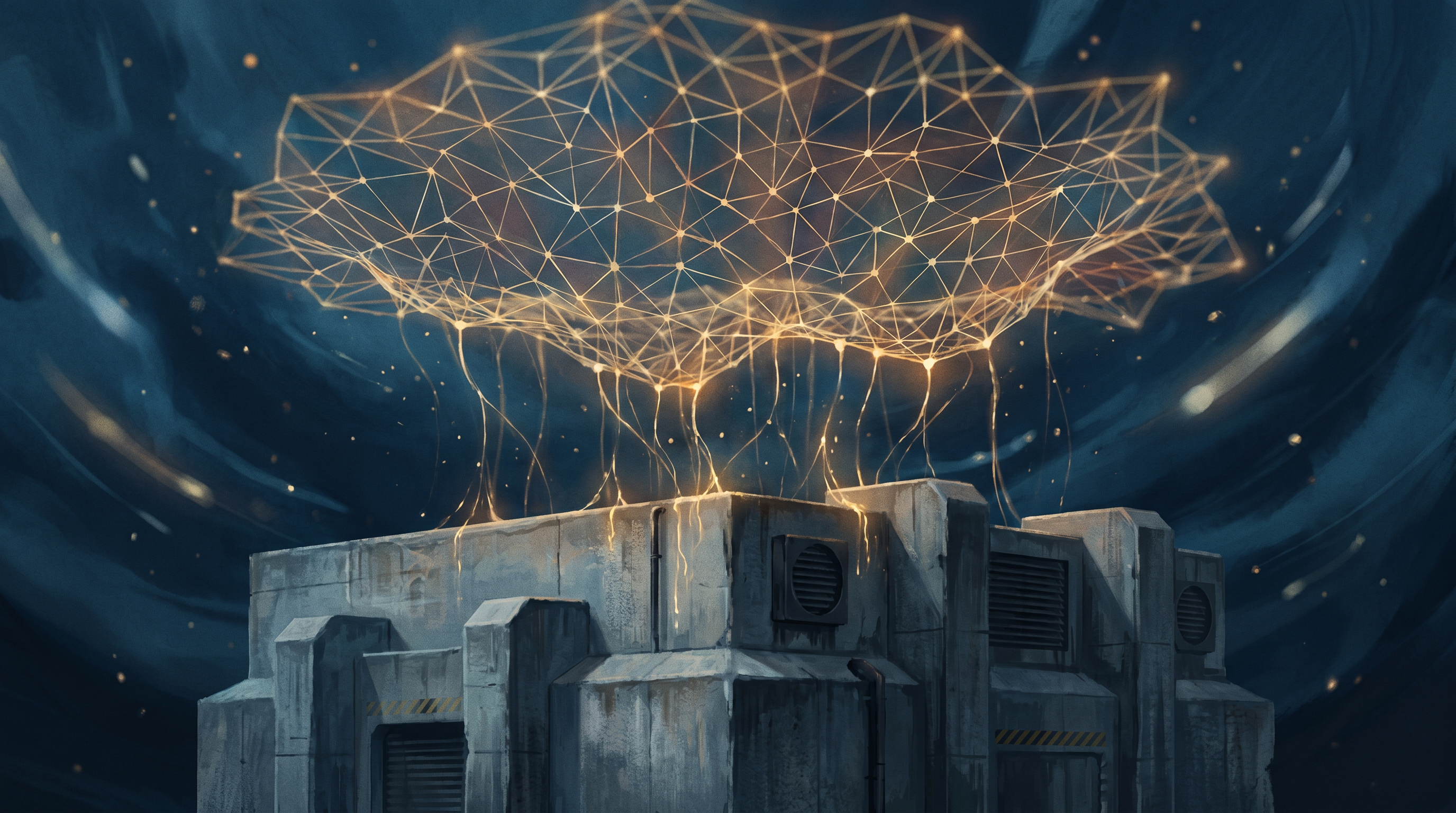 The semantic overlay - connections drawn in the dirt between existing systems